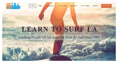 Desktop Screenshot of learntosurfla.com